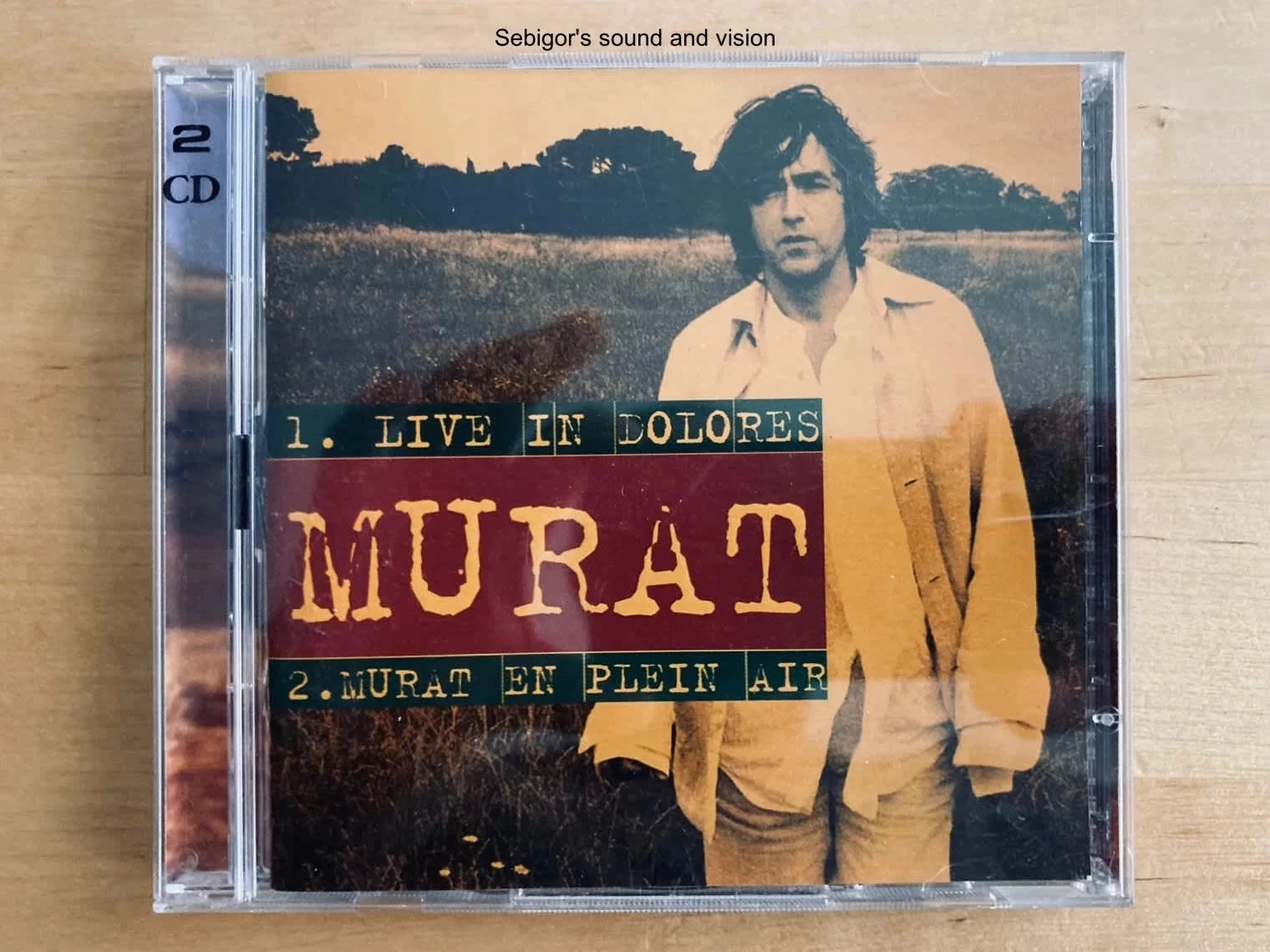 CD double Jean-Louis Murat Live in Dolores et Murat en plein air.